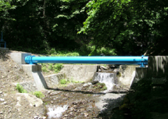 伊那市 小沢川水管橋