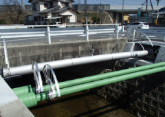 大津市 新丹出川水管橋